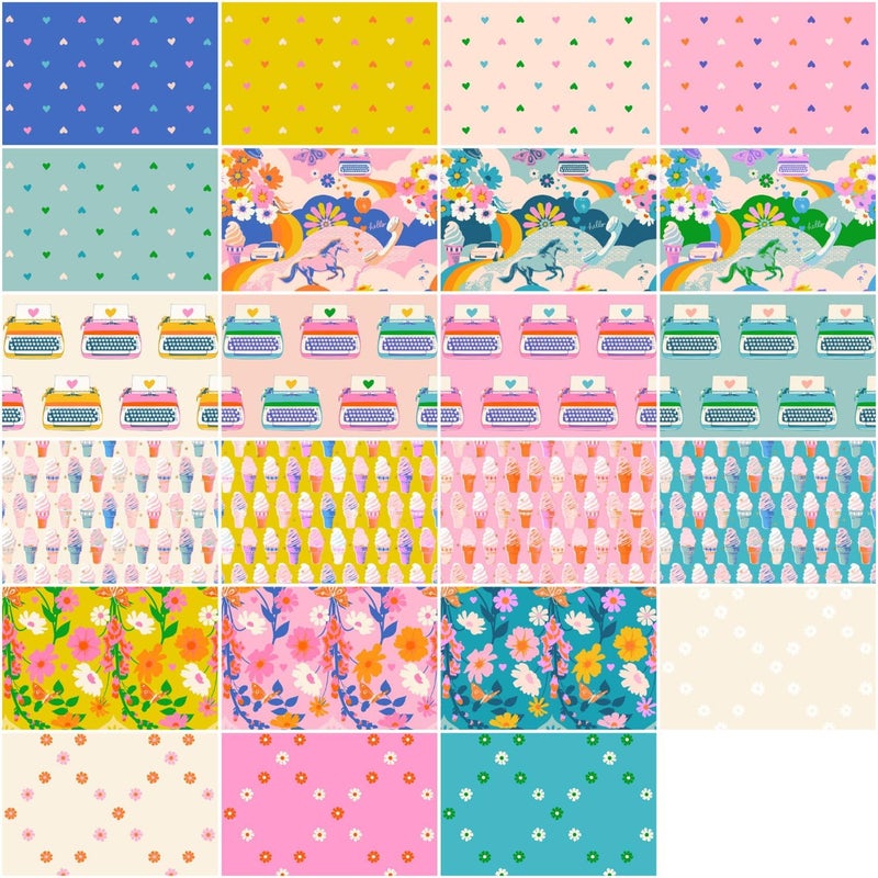 Ruby Star Society Best Day Ever Fat Quarter Bundle (24 Pieces) by Melody Miller for - Image 2